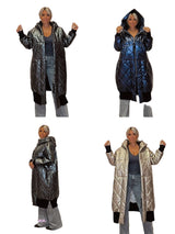 ABRIGO ACOLCHADO JOT METALIZADO - Mi Marciana