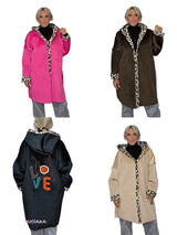 ABRIGO BORDADO NEOPRENO TERCIOPELO ANIMAL PRINT - Mi Marciana