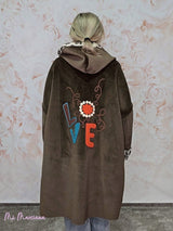 ABRIGO BORDADO NEOPRENO TERCIOPELO ANIMAL PRINT - Mi Marciana