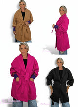 CAPPOTTO CON MANICHE A RIGHE JOT