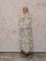 ABRIGO DOBLE PELO ANIMAL PRINT - Mi Marciana