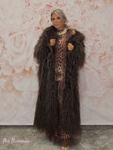 ABRIGO DOBLE PELO LISO LUMINA - Mi Marciana