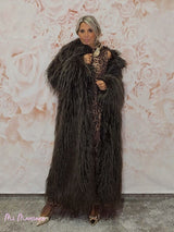 ABRIGO DOBLE PELO LISO LUMINA - Mi Marciana