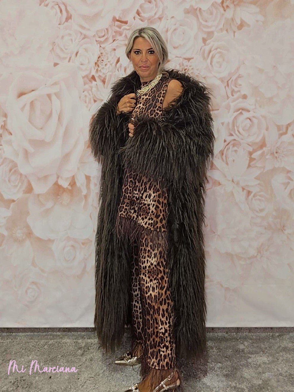 ABRIGO DOBLE PELO LISO LUMINA - Mi Marciana