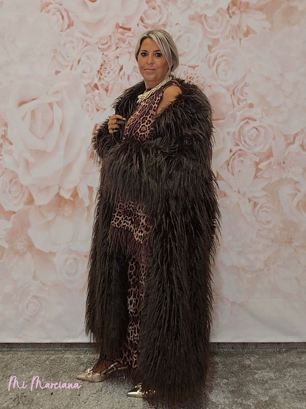 ABRIGO DOBLE PELO LISO LUMINA - Mi Marciana