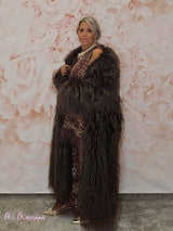 ABRIGO DOBLE PELO LISO LUMINA - Mi Marciana