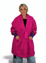 CAPPOTTO CON MANICHE A RIGHE JOT