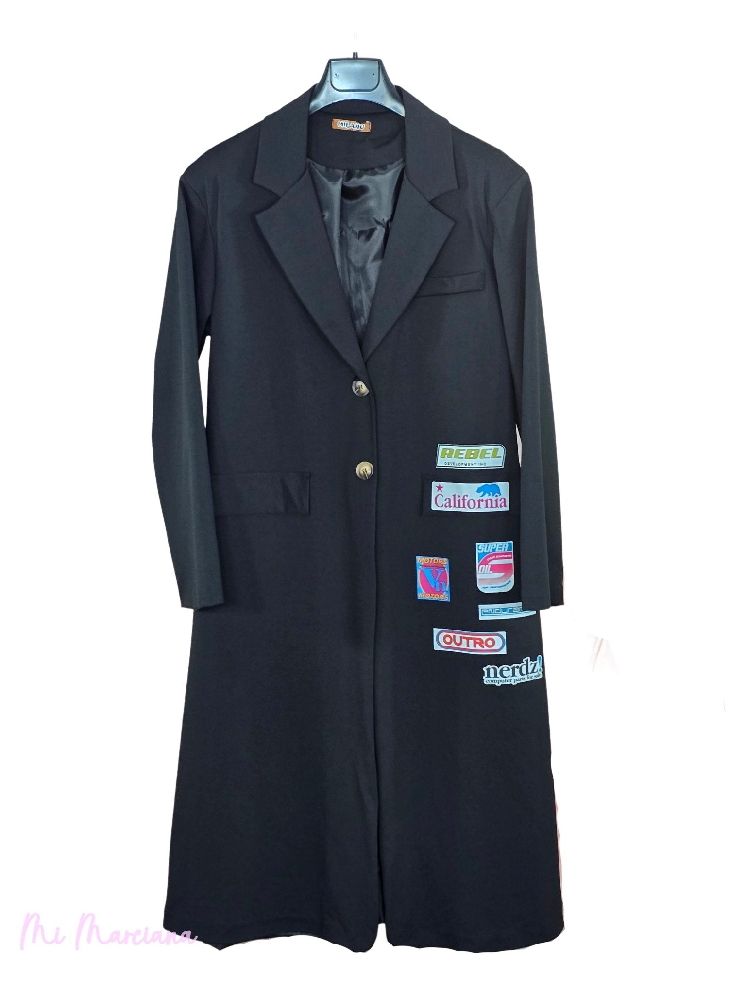 AMERICANA LARGA ALGODÓN CHAMPS - Mi Marciana