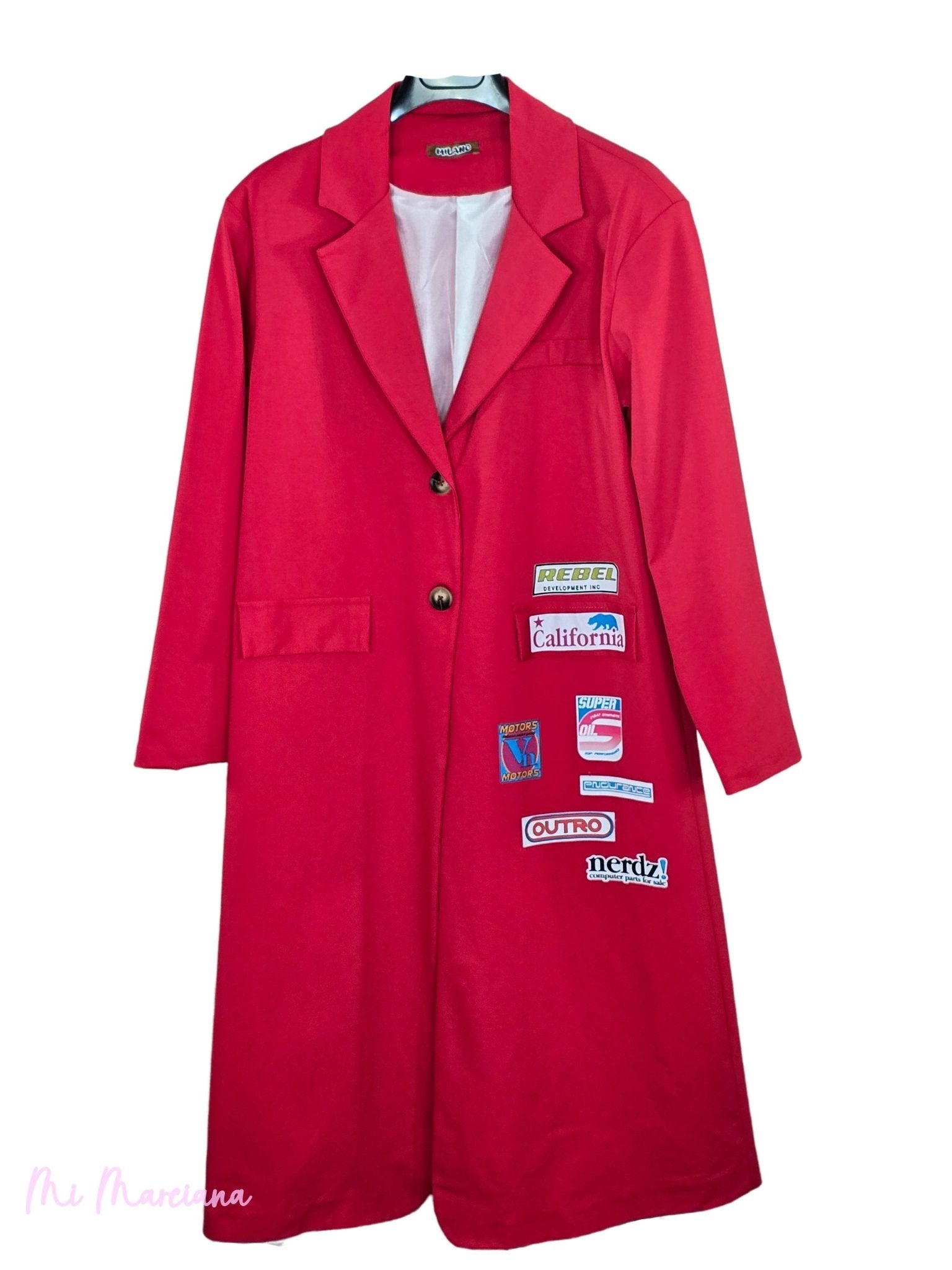 AMERICANA LARGA ALGODÓN CHAMPS - Mi Marciana