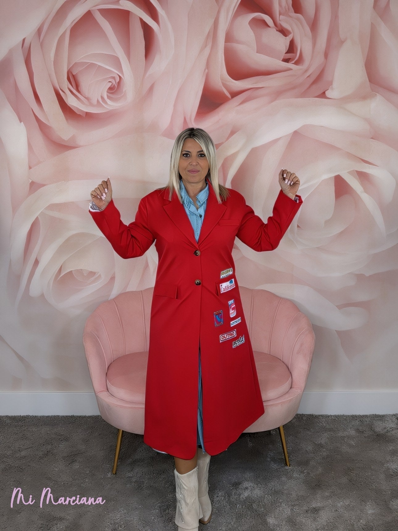 AMERICANA LARGA ALGODÓN CHAMPS - Mi Marciana