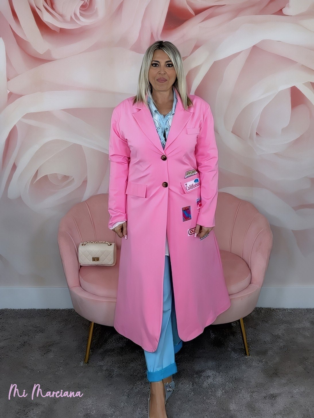 AMERICANA LARGA ALGODÓN CHAMPS - Mi Marciana