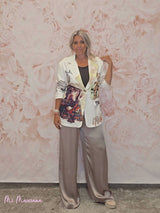 BLAZER DOG METALIZADA BLANCA - Mi Marciana