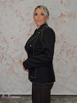 BLAZER ENTALLADA TACHUELAS JOT - Mi Marciana