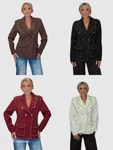 BLAZER ENTALLADA TACHUELAS JOT - Mi Marciana