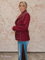 BLAZER ENTALLADA TACHUELAS JOT - Mi Marciana