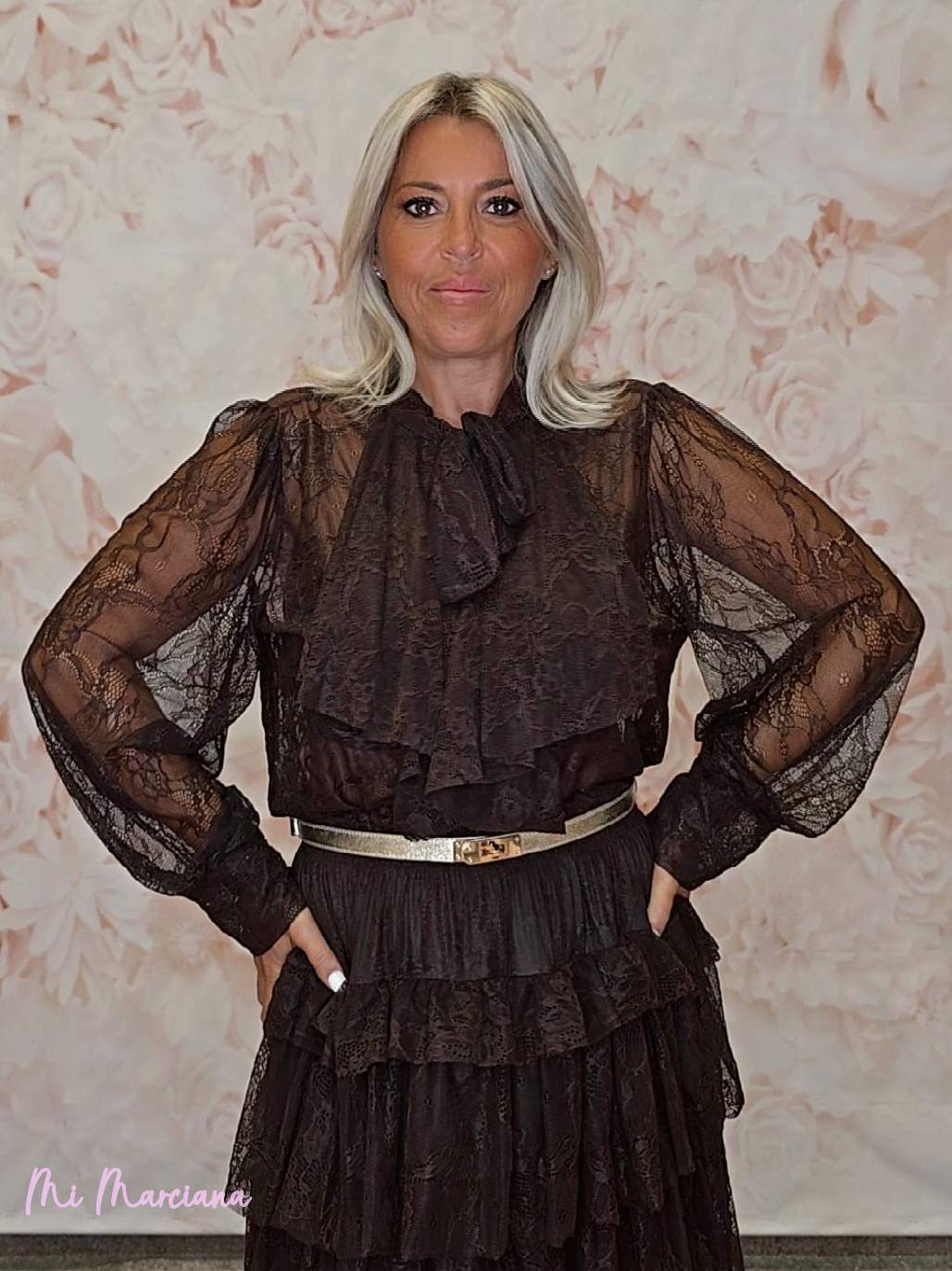 BLUSA ENCAJE CON LAZADA - Mi Marciana