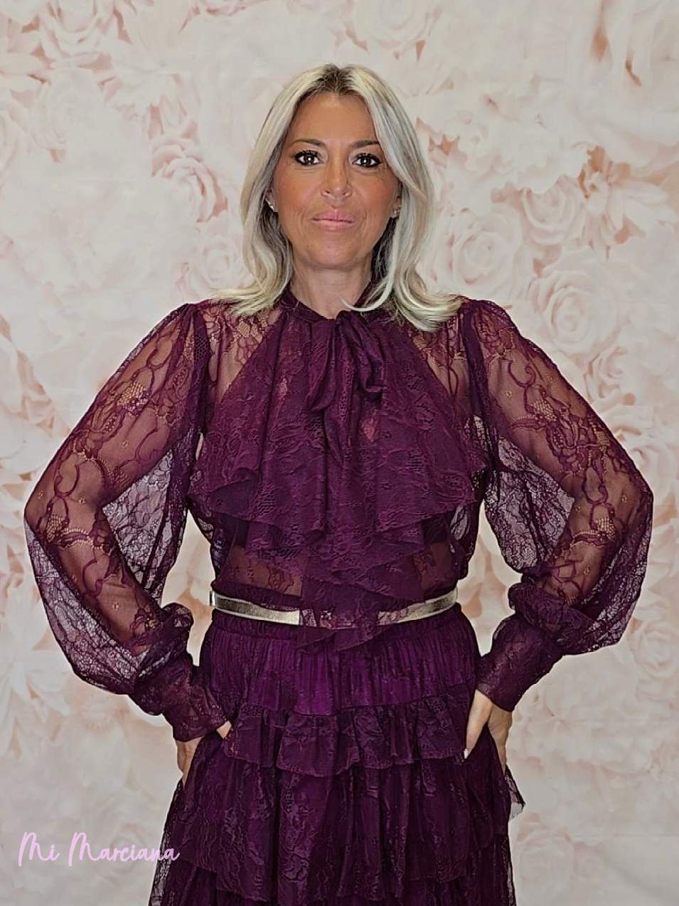 BLUSA ENCAJE CON LAZADA - Mi Marciana