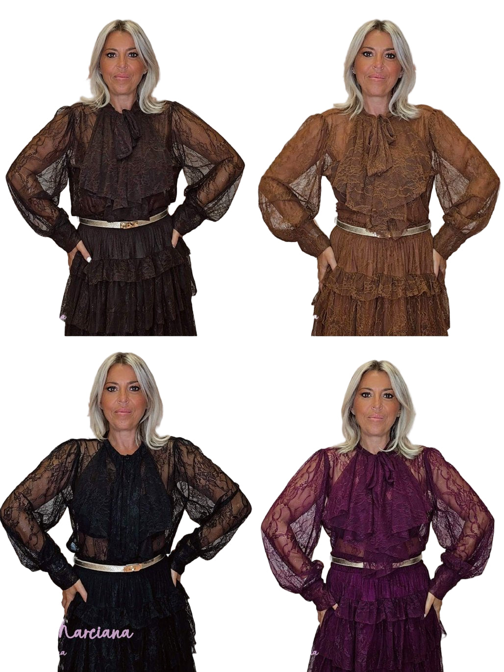 BLUSA ENCAJE CON LAZADA - Mi Marciana