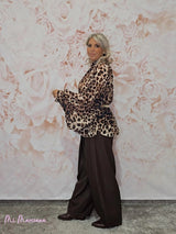 BLUSA GASA PLISADA ANIMAL PRINT - Mi Marciana