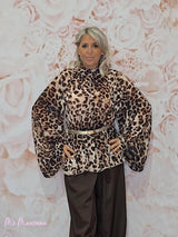 BLUSA GASA PLISADA ANIMAL PRINT - Mi Marciana