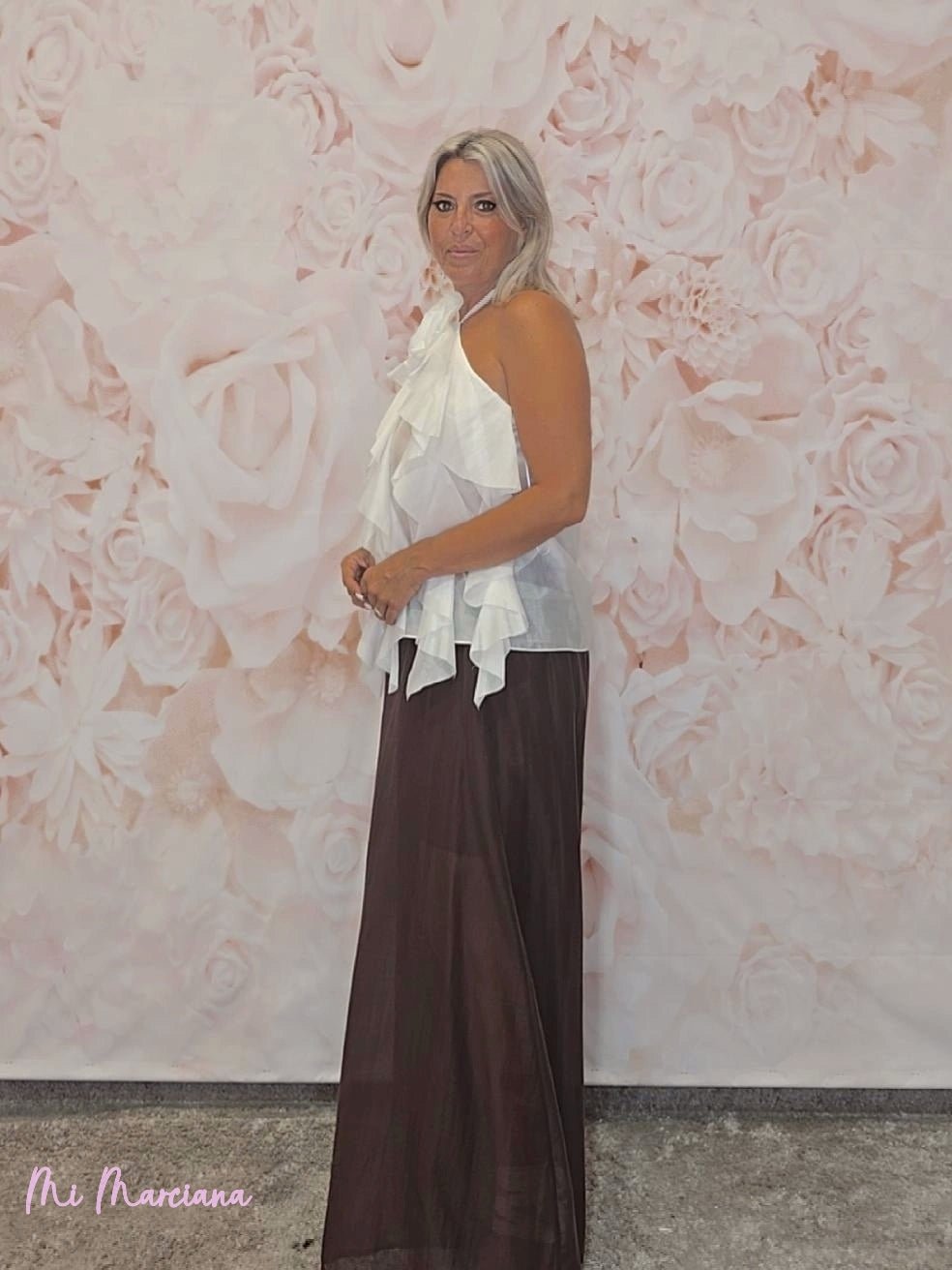 BLUSA GASA TENCEL FLOR - Mi Marciana