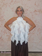 BLUSA GASA TENCEL FLOR - Mi Marciana