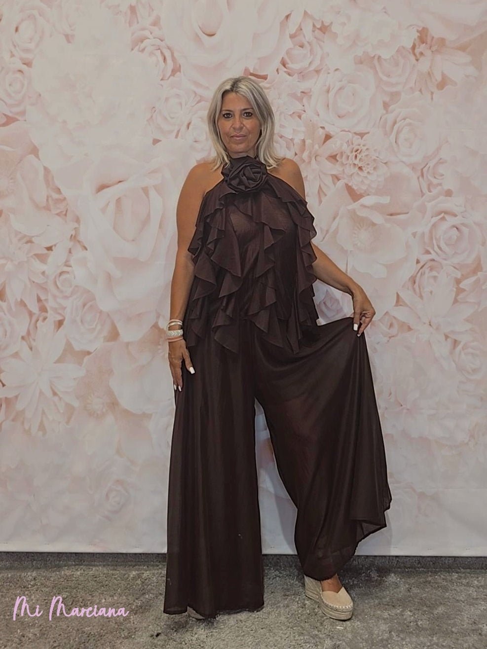 BLUSA GASA TENCEL FLOR - Mi Marciana