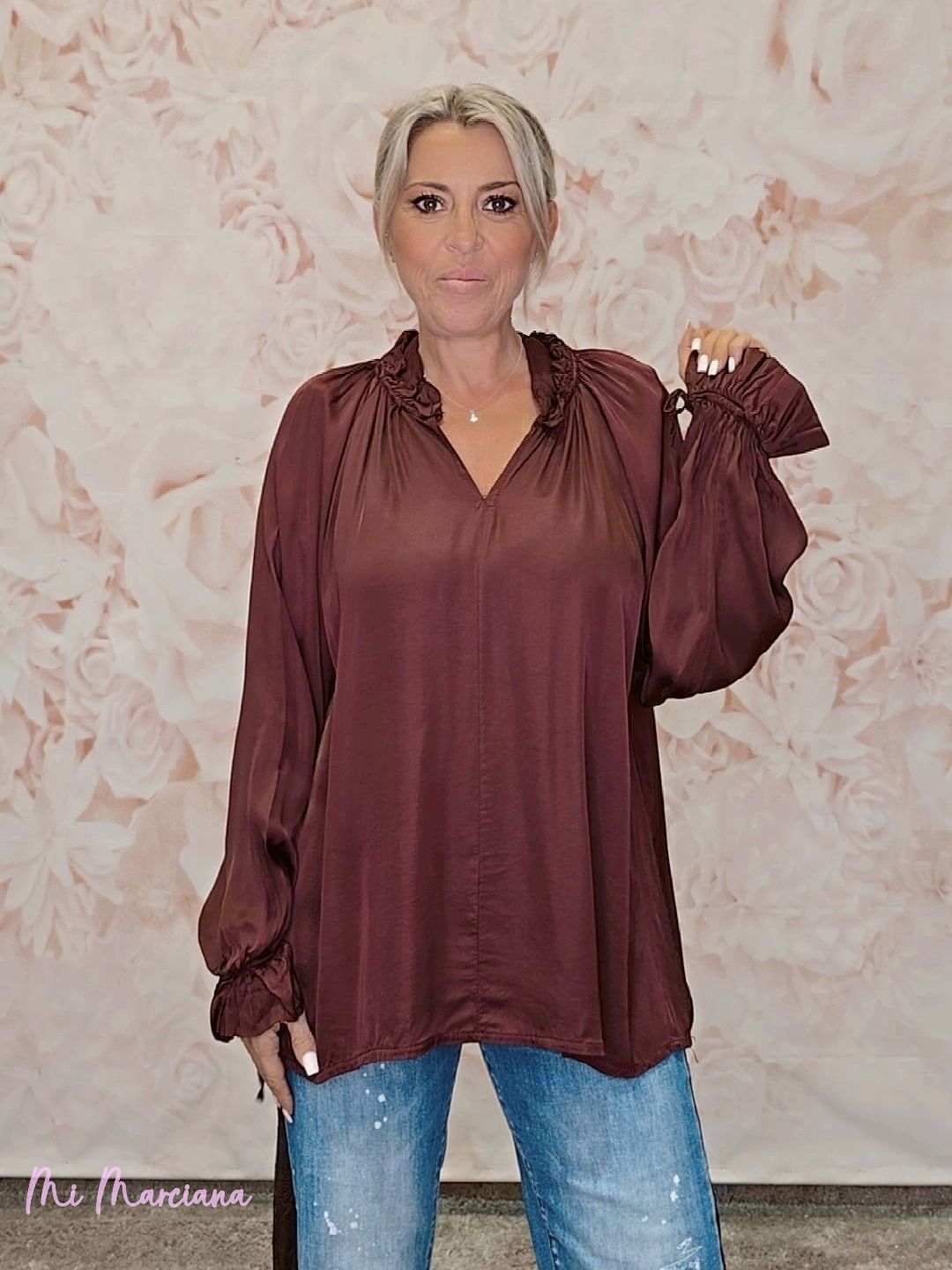 BLUSA RASO VOLANTES JOT - Mi Marciana