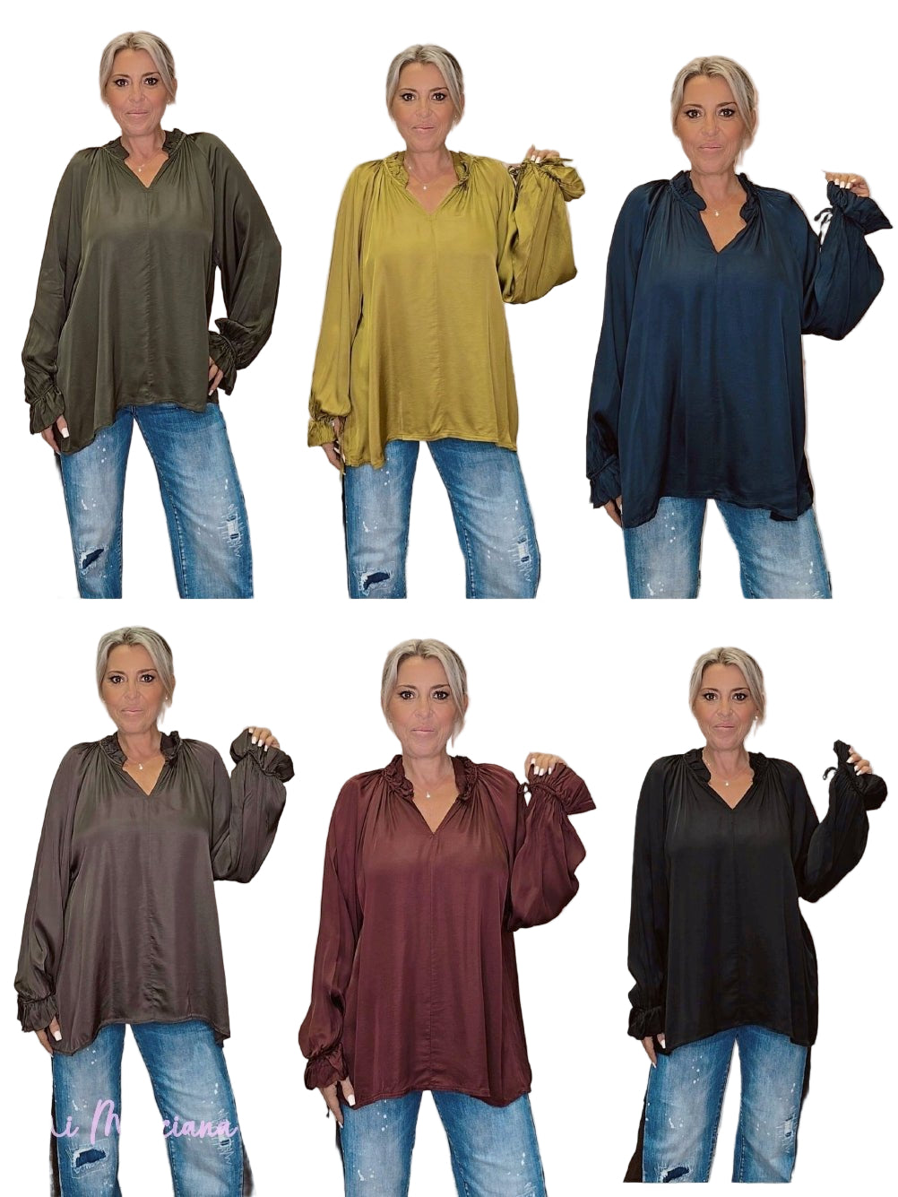 BLUSA RASO VOLANTES JOT - Mi Marciana