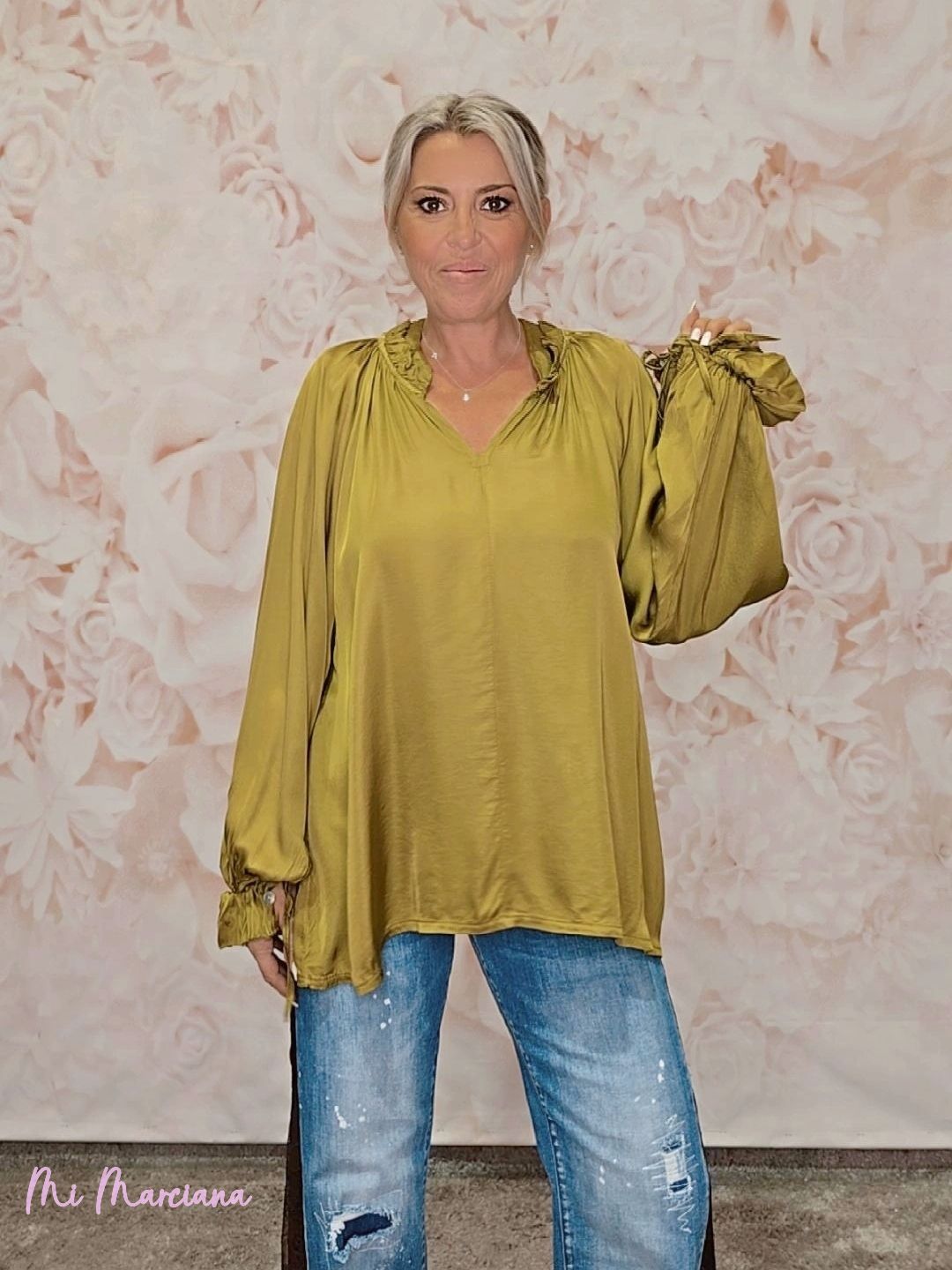 BLUSA RASO VOLANTES JOT - Mi Marciana