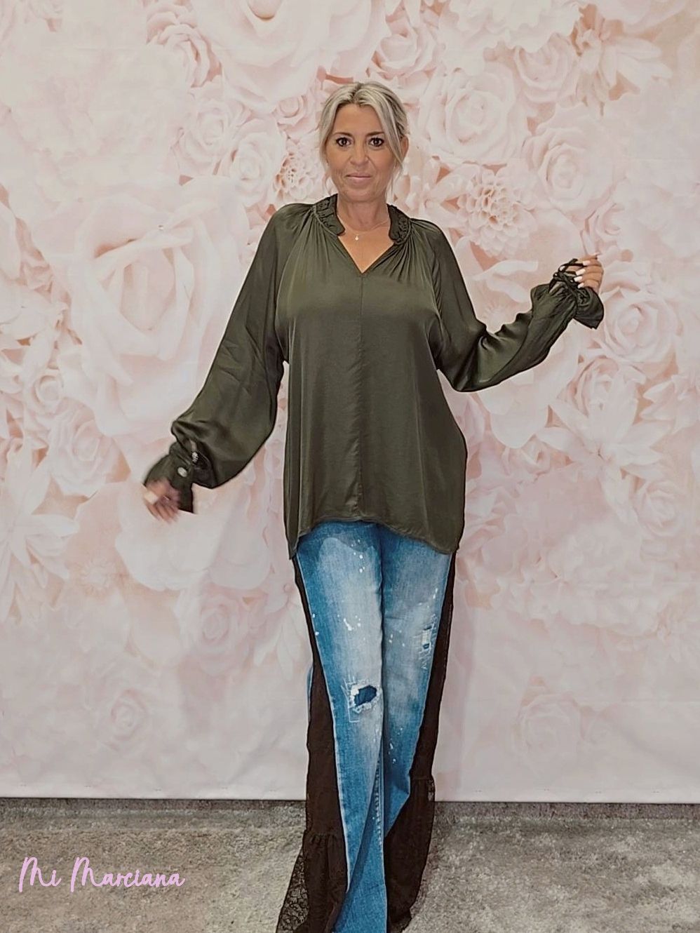 BLUSA RASO VOLANTES JOT - Mi Marciana