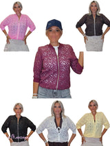 BOMBER ENCAJE LENTEJUELAS - Mi Marciana