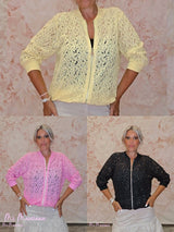 BOMBER ENCAJE LENTEJUELAS - Mi Marciana