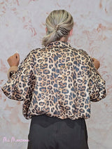 BOMBER OVERSIZE ANTELINA ANIMAL PRINT - Mi Marciana