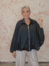 BOMBER OVERSIZE SATÉN - Mi Marciana