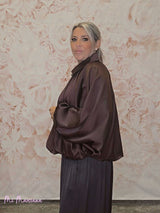 BOMBER OVERSIZE SATÉN - Mi Marciana