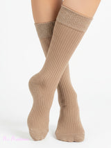 CALCETINES CANALÉ PUÑO PURPURINA