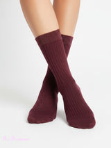 CALCETINES CANALÉ PUÑO PURPURINA