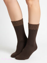 CALCETINES CANALÉ PUÑO PURPURINA