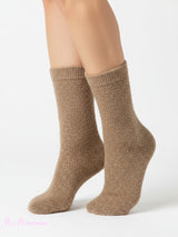 CALCETINES PELO PURPURINA