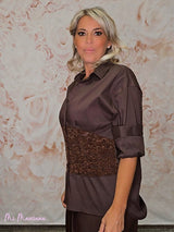 CAMISA ENCAJE CINTURA JOT - Mi Marciana