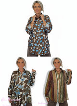 CAMISA ESTAMPADA GASA STRASS JOT