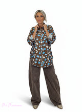 CAMISA ESTAMPADA GASA STRASS JOT