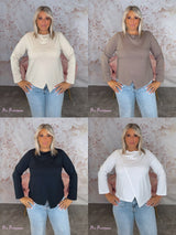 CAMISETA ASIMÉTRICA 158 COSTURAS - Mi Marciana