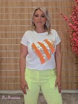 CAMISETA CORAZON ANIMAL PRINT - Mi Marciana