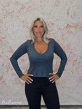 CAMISETA ESCOTE EN V - Mi Marciana