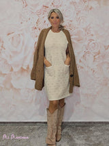 CÁRDIGAN OVERSIZE PUNTO BOTÓN JOT - Mi Marciana