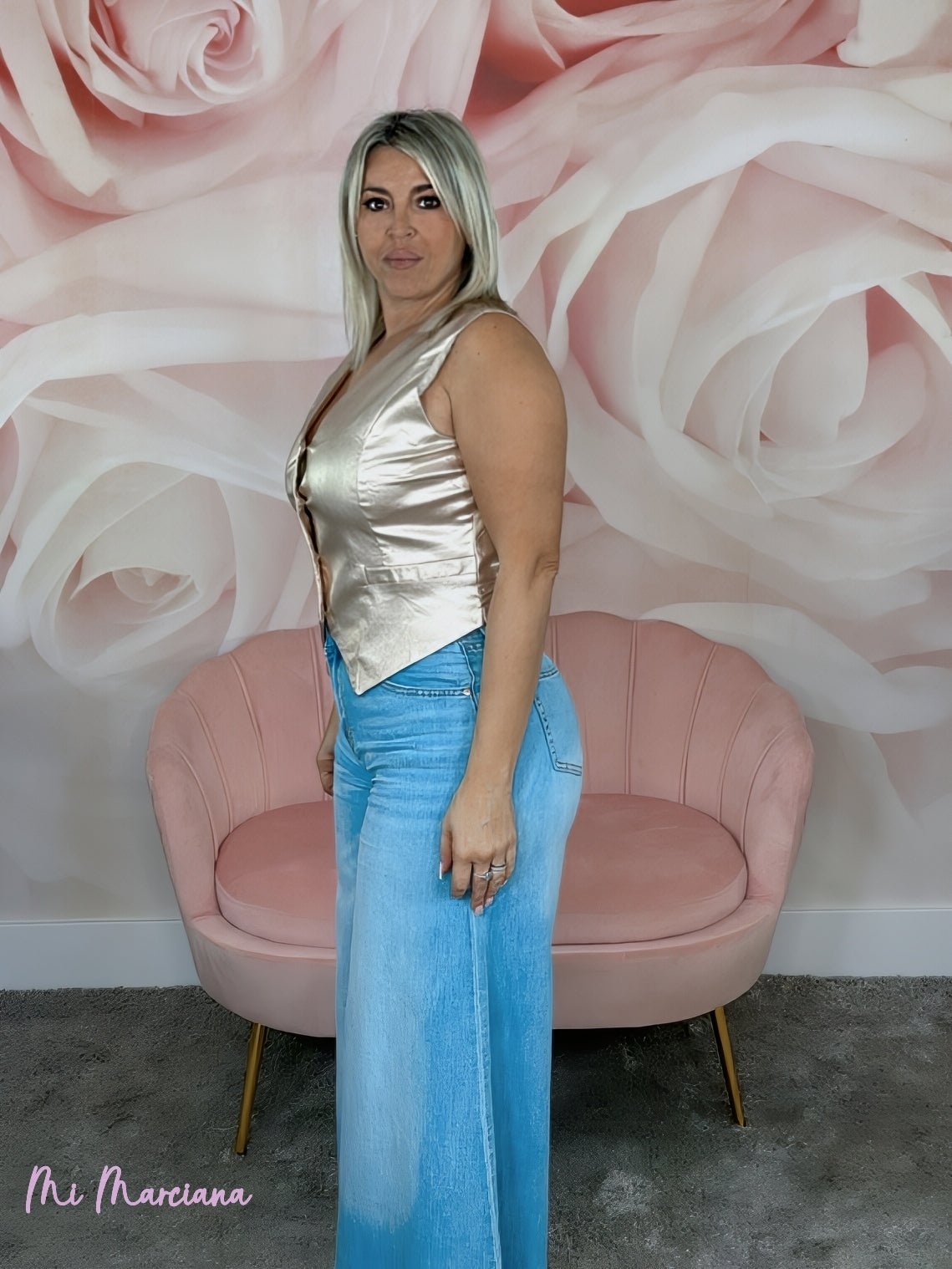 CHALECO CHAMPAGNE - Mi Marciana