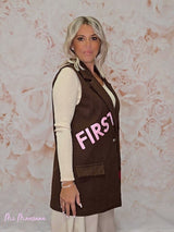 CHALECO PAÑO BORDADOS - Mi Marciana