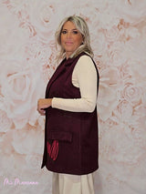 CHALECO PAÑO BORDADOS - Mi Marciana